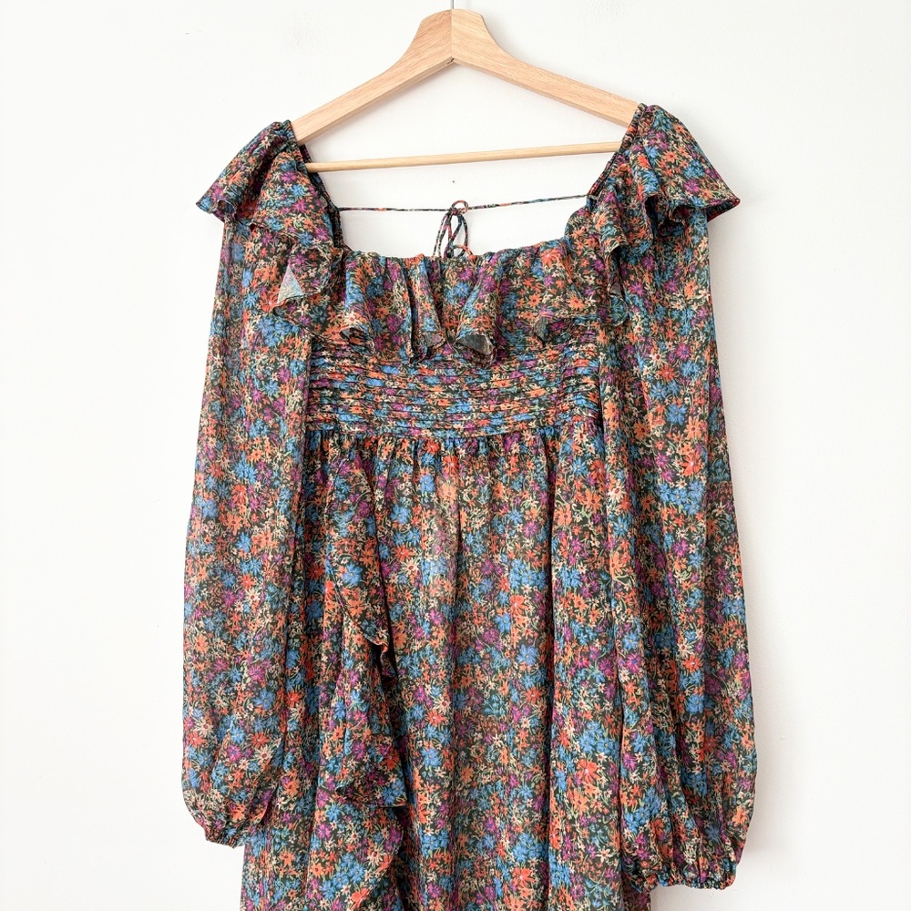 For love & lemons Brittany ditsy midi dress - Picture 5 of 8